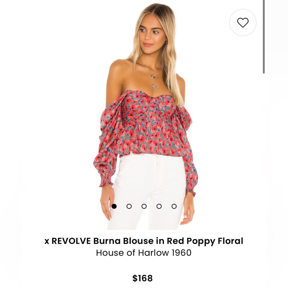 House of Harlow 1960 x Revolve Blouse size Small